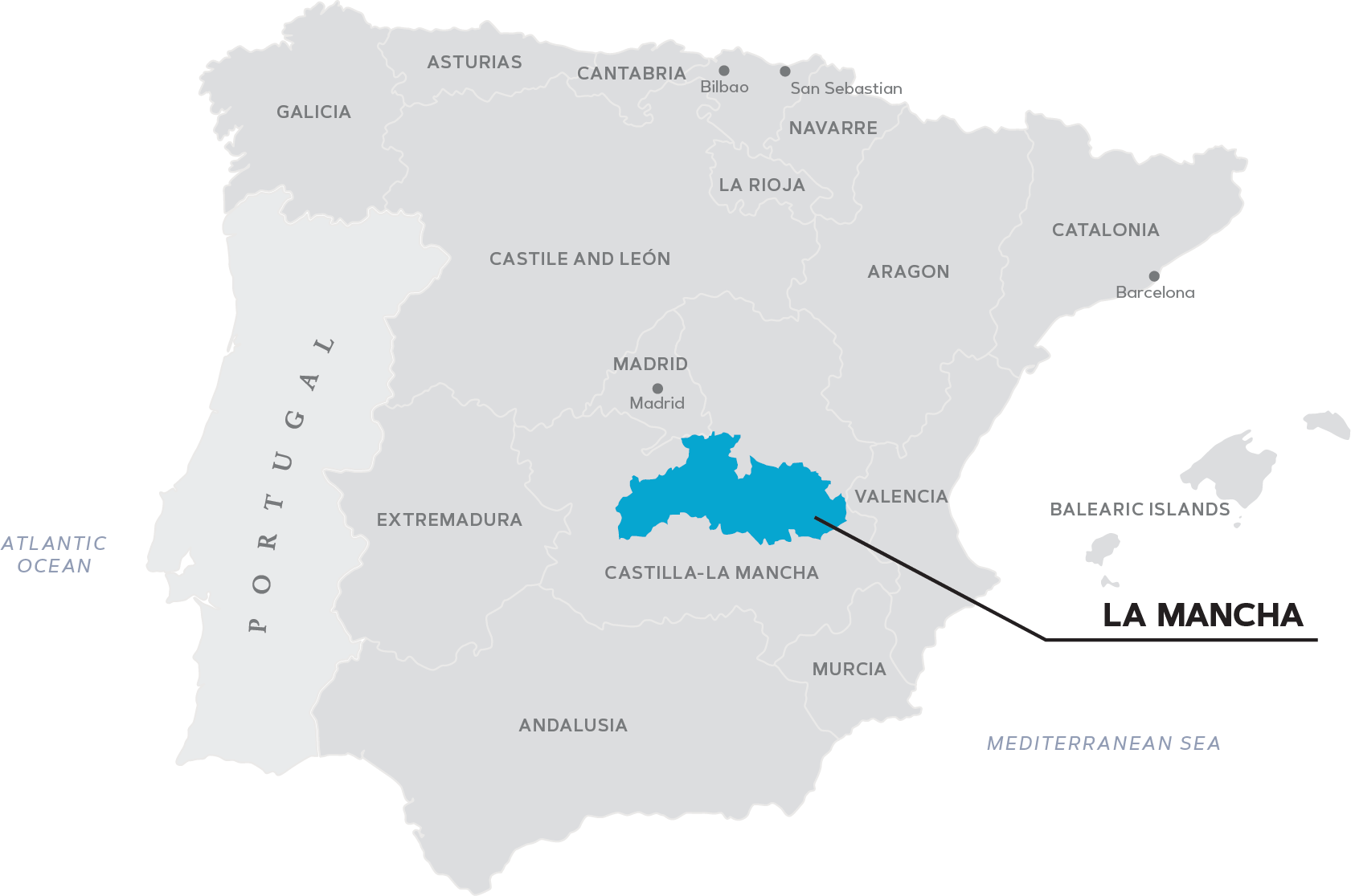Map of spain